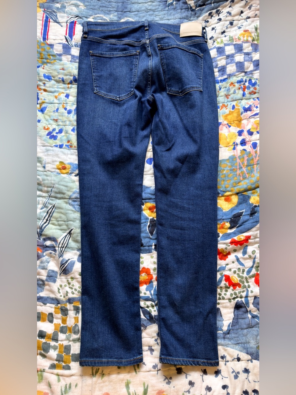 Citizens Of Humanity Dark Blue Straight-Leg Jeans - Picture 2 of 15